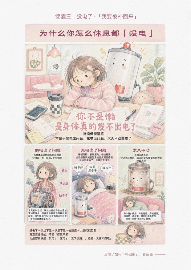 四种累漫画：没电了，上篇